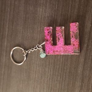"E" Resin Keychain ✨️